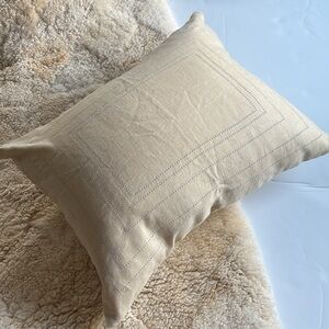 Donna Karan Sand Decorative Pillow 18x22 NWT